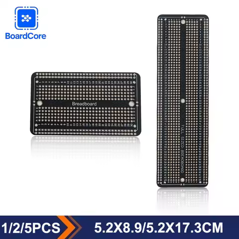 1/2/5Pcs Standard Permanent Solder Breadboard PCB Board Prototype Board 8.9x5.2cm 17.2x5.2cm Diy Ele