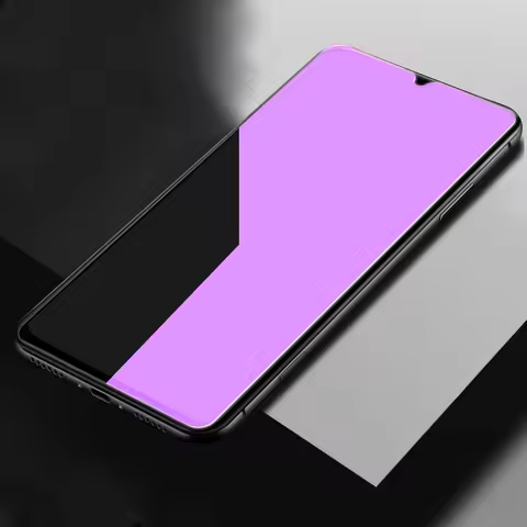 For Motorola Moto E7 Plus E7i Power E20 Blue Tempered Glass Screen Protector For Moto G20 G22 G30 G6