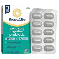 Renew Life 30 Probiotic Capsules, Supplement Supports Immune, Digestive and Respiratory Health, 50 B