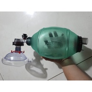 Ambu squeeze ball with mask for adults and children