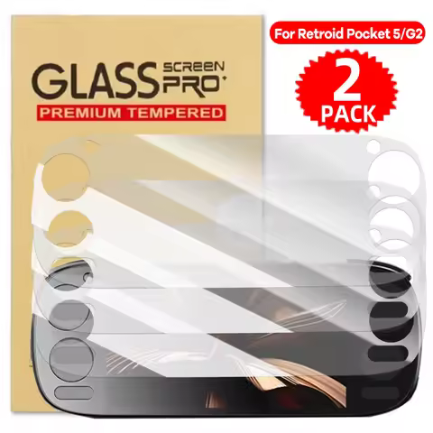 1-2PCS Tempered Glass for Retroid Pocket 5/Pocket G2 Screen Protector for Retroid Pocket 5/G2 HD Cle