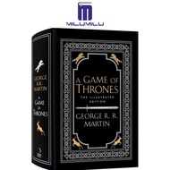 เพลงน้ำแข็งและไฟ #1ภาพประกอบปกแข็ง Game Of Thrones โดย George R. R. หนังสือภาษาอังกฤษดั้งเดิม Martin