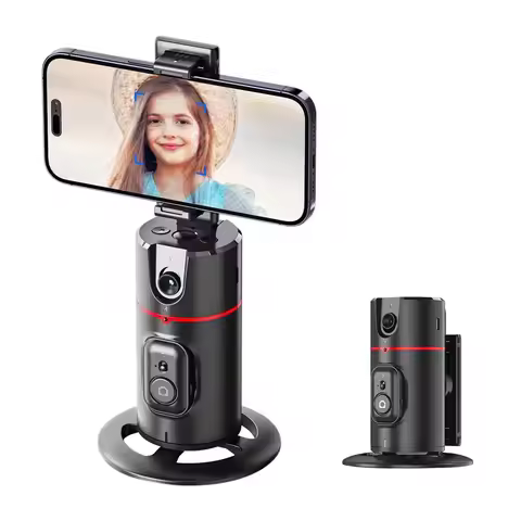 New P02 AI Face Tracking Phone Gimbal 360 Rotation Face Tracking Recognition Phone Holder for Vlog S