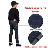 Age 10-18 TH selvedge accent denim jeans 16 oz