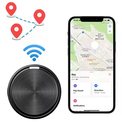 GPS Tracker for Android Pet Tracker Dog Tracker Wallet Tracker for Car Kids Elderly Pets Luggage