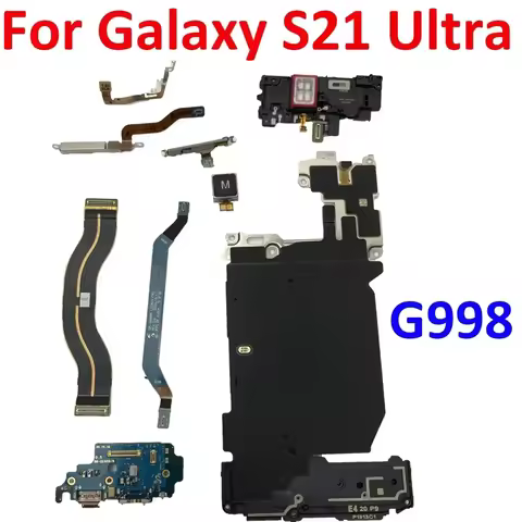 Good For Samsung Galaxy S21 Ultra G998 Signal Antenna NFC WIFI LCD Wireless Charging Board Flex Cabl