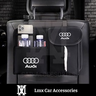 Audi Q2 Q3 Q4 Q5 Q6 Q7 Q8 RS3 RS4 RS9 SportBack Rear Seat Trunk Organizer Protection Rear Trunk Bag 