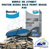 PROTON EXORA BOLD TURBO FRONT BRAKE PAD (DB 2179MKT) BENDIX METAL KING TITANIUM BRAKE PAD