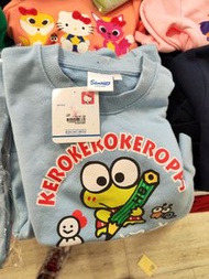 全新sanrio Keroppi 粉藍色衛衣 童裝150碼=大概平時著S