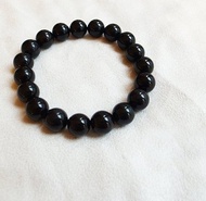 ☽柒夕手作☽ 10mm黑曜石手環