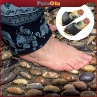 [PETSOLA] 1 Pair Foot Massage Shoes Cobblestone Accupressure Foot Acupoint Flat Slippers for Men Wom