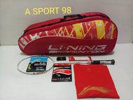 RAKET BADMINTON ORIGINAL LINING SUPER SERIES SS 88 WHITE