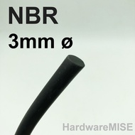 NBR Cord 3mm Buna-N O-Ring Cord Nitrile Rubber Round Cord O Ring