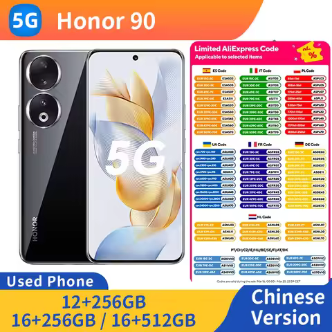 HONOR 90 5G RAM 12GB/16GB ROM 256GB/512GB 6.7inch 120Hz Screen 200MP Battery capacity 5000mAh chargi