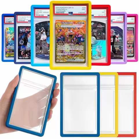 35PT PSA Graded Card Slab TPU Silicone Bumper Case Guard Protector For TCG SportsBaseball Game Pokem