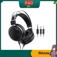 FiiO JT1 Professional 3.5mm Studio Headphones for Recording Gaming with Microphone 50mm Diaphragms d