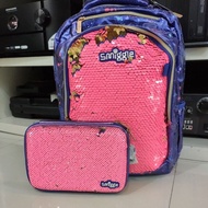 Smiggle Shimmy Backpack and Pencil Case