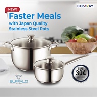 Buffalo 18cm Stainless Steel Saucepan - RA0929