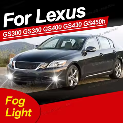 For Lexus GS300 GS350 GS400 GS430 GS450h 2006 2007 2008 2009 2010 LED Car Front Fog Light 9006 HB4 2