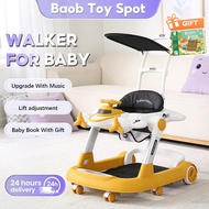 Baby Walker Prevent O-leg Walker 5 in 1 Multifunctional Foldable Var For Baby 6-24 Month