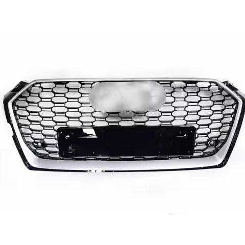 For RS5 Grill Racing Grills Front Hood Grille Car Front Bumper Grill Center Grille for Audi A5/S5 B9