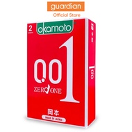 Okamoto 001 Polyurethane Condoms, 2Pcs