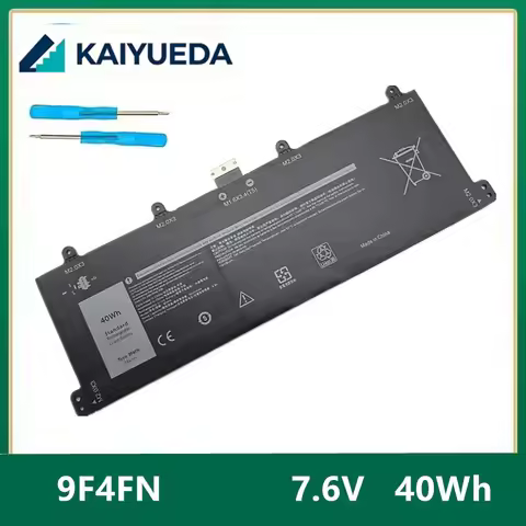 9F4FN Laptop Battery For DELL Latitude 7320 2VKW9 tablet 2-in-1 7.6V 40Wh