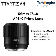 TTArtisan 56mm F1.8 APS-C Lens Large Aperture Autofocus for Sony E-Mount/Fujifilm X-Mount/Nikon Z-Mo