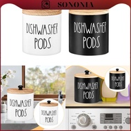 [SONONIA] Laundry Pod Container, Dustproof Portable Laundry Pod Container with Lid, Versatile Organi