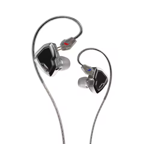 HIDIZS MS2 PRO 1BA + 1DD Hybrid HiFi In-ear Monitors Earphone Hi-Res Audio IEM 0.78mm Wired Music Ea