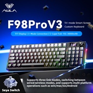 AULA | AULA F98 Pro V3 Gaming Mechanical Keyboard 2.4G Wireless/Bluetooth/Wired E-sports Keyboard Hi
