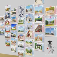Famous School Famous Brand University 985 Inspirational Postcard Classroom Cultural Wall Decoration 