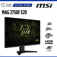 MSI 27" MAG 275QF E20 WQHD (2560x1440p @200Hz) LED Rapid IPS LCD Gaming Monitor (0.5ms, Input: HDMI+