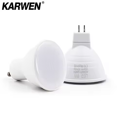 KARWEN Bombillas LED Lamp bulb GU10 MR16 3W 6W LED spotlight 220V LED Downlight Lampara LED light bu