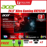 Acer Nitro (XV252Q / XV252QF) 24.5" IPS FHD 390Hz OC 0.5Mz HDR 400 FreeSync Gaming Monitor