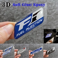 FI 3D Epoxy Sticker EFI Emblem FI System Logo  Gel Decal for Suzuki Raider R150 Fi YAMAHA Lagenda 11