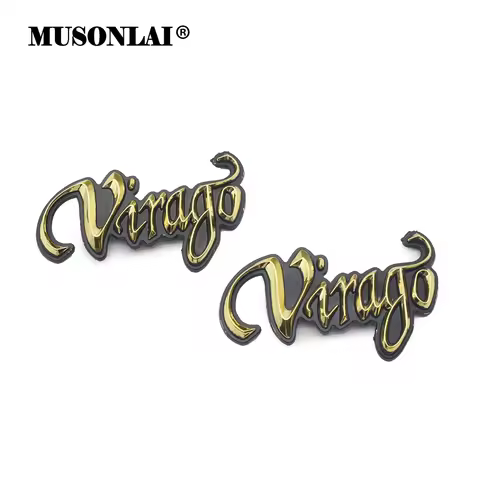 3D Virago Logo Emblem Badge Motorcycle Motorbike Gas Fuel Oil Tank Decals Stickers for Yamaha XV250 