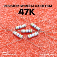 (PER 5 PIECES) RESISTOR 1W 1WATT 47K 47K CF 5% ROHS