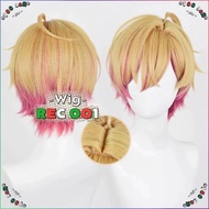 【M】 Wig Hoshino Aquamarine Cosplay OSHI NO KO Orang Dewasa/Anak-Anak Dapat Menggunakannya