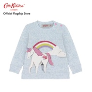 Cath Kidston Baby LS Unicorn Tshirt เสื้อ เสื้อแขนยาว เสื้อสีฟ้า เสื้อแคทคิดสตัน