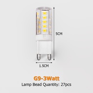 TOMAX 5 Bóng Đèn LED G9 Ba Màu Trắng Ấm/Lạnh 3W/5W/7W/9W Cho Bóng Đèn Chùm Bóng Đèn LED G9 Góc 360 Đ