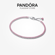 Pandora Pink Small Tennis Bracelet