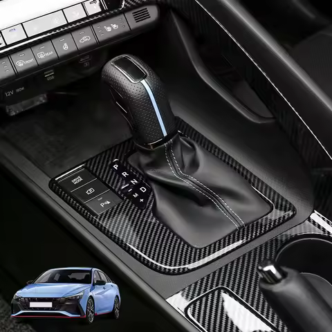 LHD/RHD For Hyundai Elantra CN7 N 2024 2025 Car Tuning Carbon Fiber Handbrake Central control Cover 