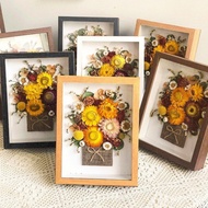 Three-Dimensional Manual diy Hollow Dried Flower Frame Eternal Flower Preservation Frame Rose Flower