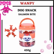 WANPY Salmon Fish Shape Bites # Dog Snack # Dog Treat # 450g