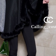 CALLING_COSTUME จั้มสูทแขนยาวคลุมด้วยโค้ทแต่งเฟอร์ Jumpsuit (CL930) Coat fur (CL931)