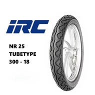 IRC NR25 OUTER TIRE 300-18 - 275-18 TUBE TYPE