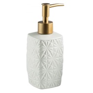 Soap Dispenser Bathroom Ceramic Hand Soap Dispenser with Vintage Embossed DesignKitchen Refillable D