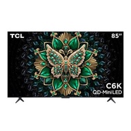 TCLทีวี C6K Google TV 85 นิ้ว 4K UHD QD-Mini LED รุ่น 85C6K ปี 2025