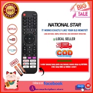 ✌ ๑ NATIONAL STAR Smart TV REMOTE Replacement Remote NATIONAL STAR. READ DESCRIPTION!!